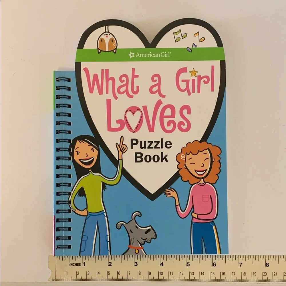 American Girl “What A Girl Loves”Puzzle Books Activities Jokes Brain Teasers